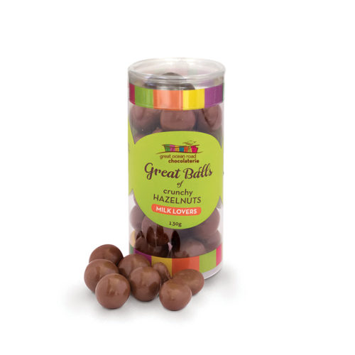 Chocolate Coated<br />Hazelnuts<br />Milk, Dark 130g