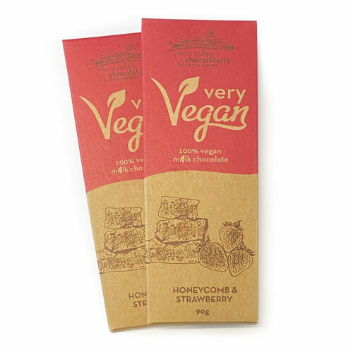 Very Vegan<br />Honeycomb & Strawberry<br />Mlk 90g