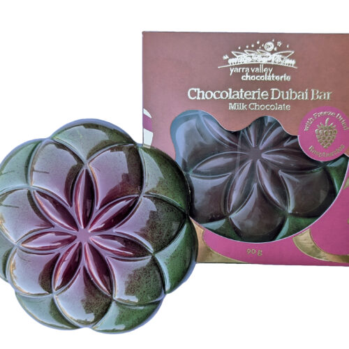 Chocolaterie Dubai Bar Freeze Dried Raspberry Dark