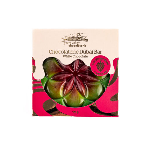 Chocolaterie Dubai Bar Freeze Dried Raspberry White