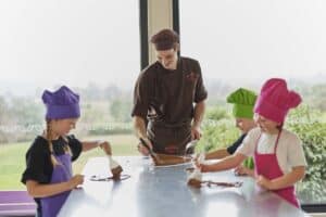 Three Kids having a Birthday at the Yarra Valley Chocolaterie & Ice Creamery