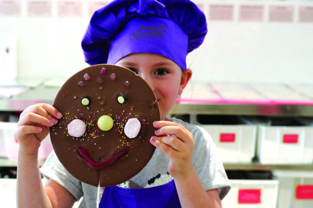 christmas chocolate making bauble experience at the chocolaterie